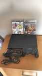 Konsola PS3 CECH-4004C 500 GB + oryginalny pad + okablowanie + gry