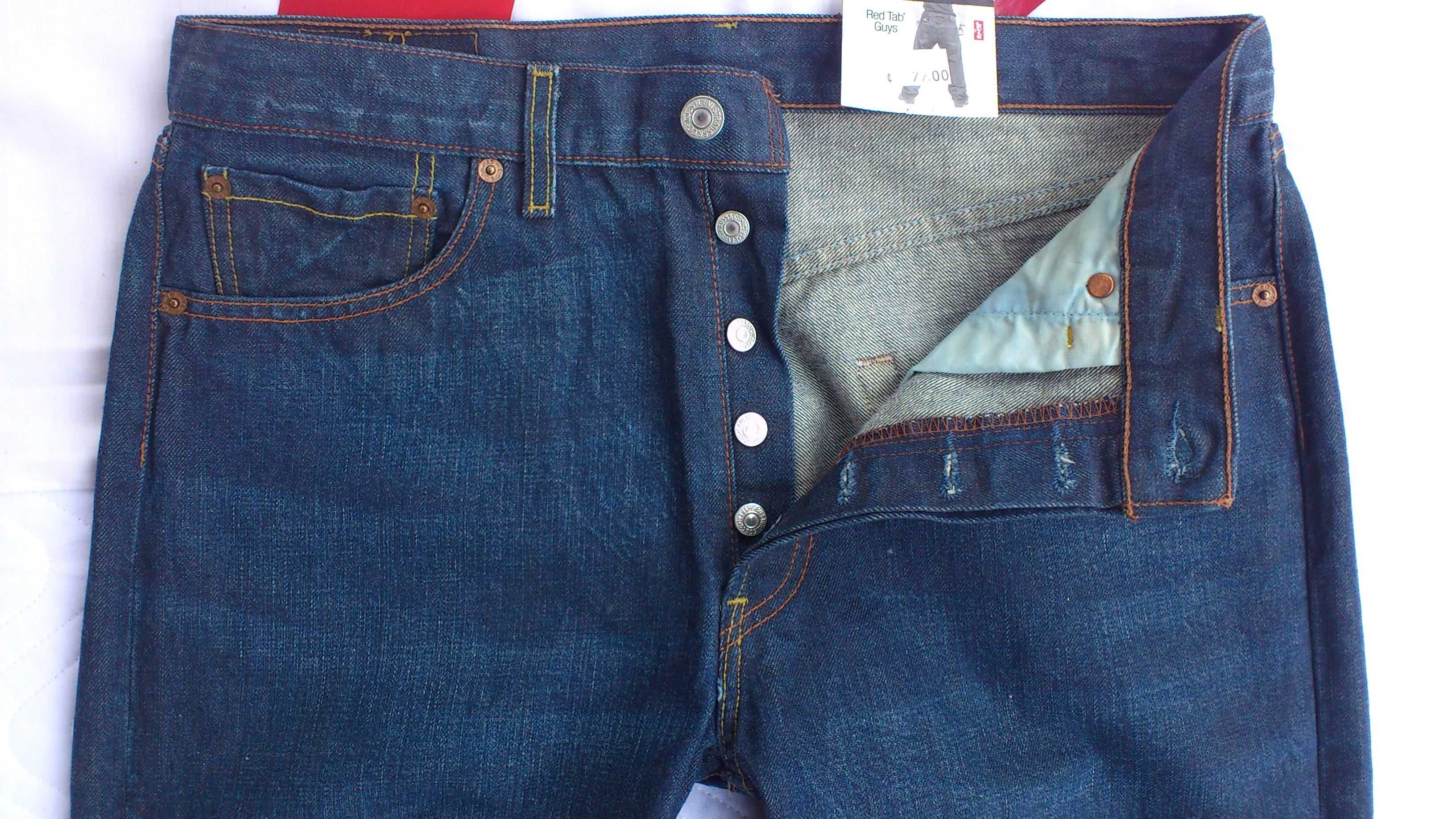 Джинсы Levi Strauss 501. Made in SPAIN,НОВЫЕ.2002г.33/34 Продажа-Обмен