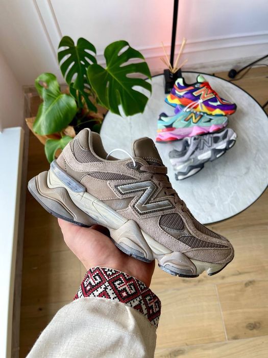 New Balance 9060 Beige Brown 38-45р коричневі нюбеленс