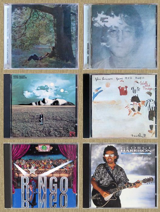 CD John Lennon 70, 71. 73, 74, George Harrison 87, Ringo Starr 73