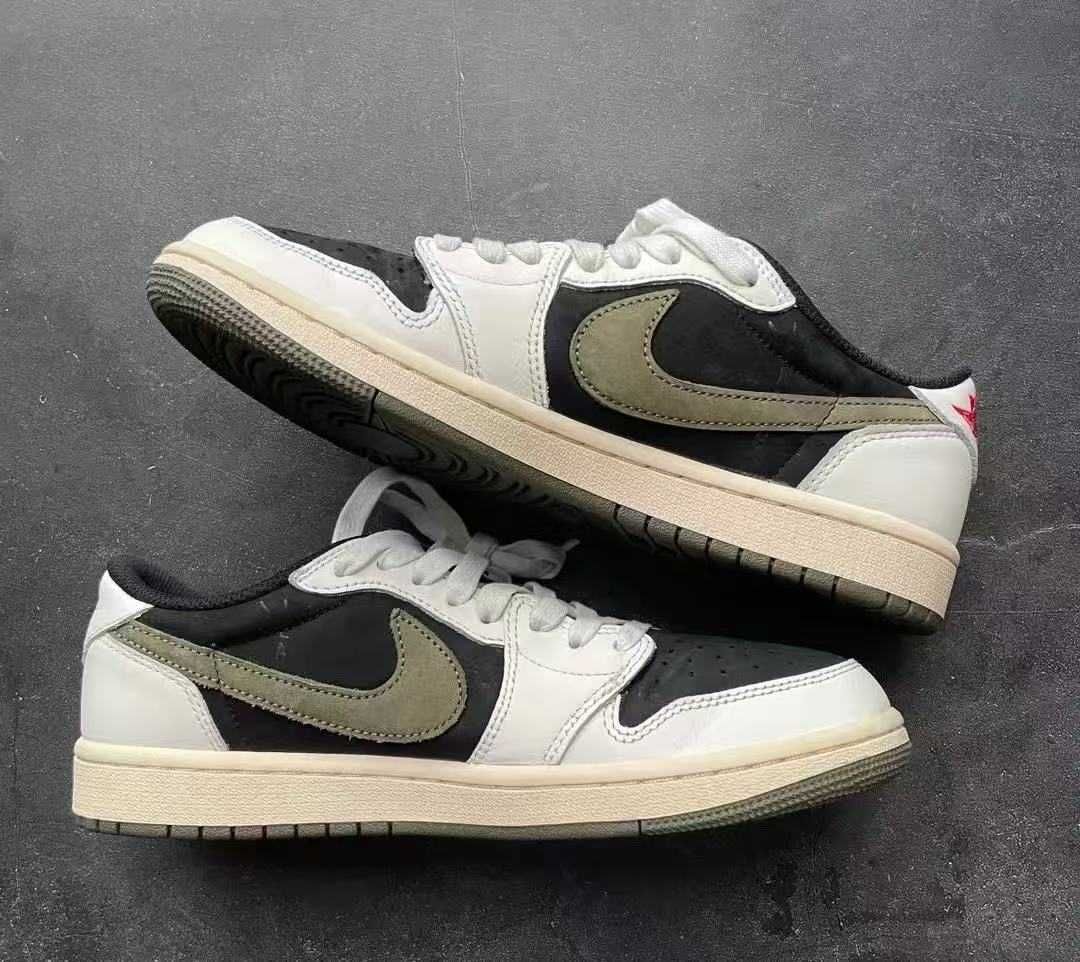 Nowe buty AJ 1 / Jordan 1 Retro Low OG SP Travis Scott Olive R.40