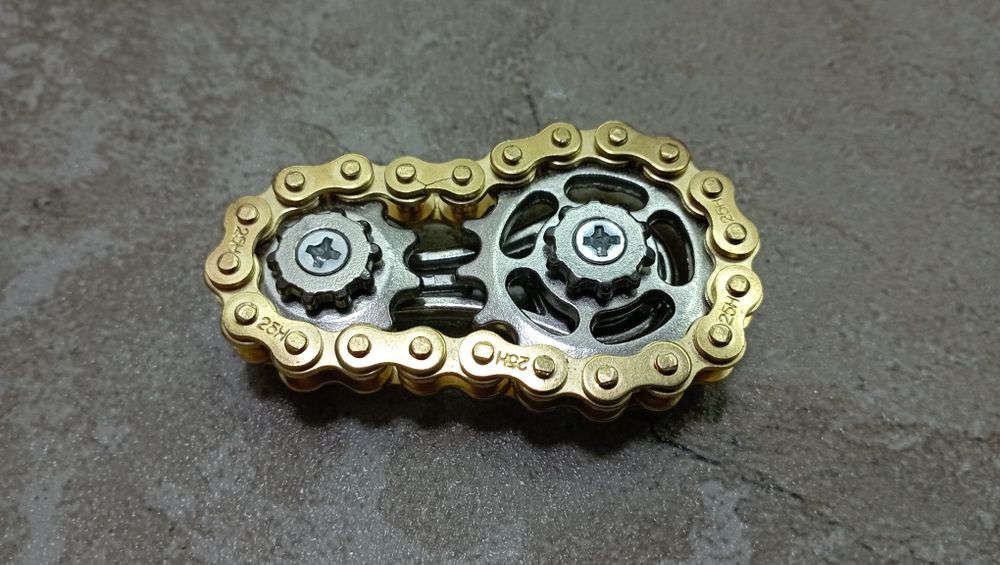 Антистресс цепь (гироскоп) металлический.