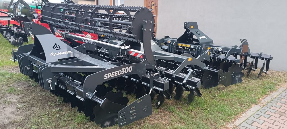 Janpol Strumyk UniTech Sanarol 3 m  agregat brona talerzowa talerzówka