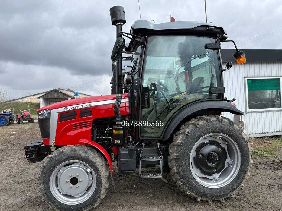 Трактор Скаут TE-504C A/C на широкій гумі з кондиціонером модель 25р.