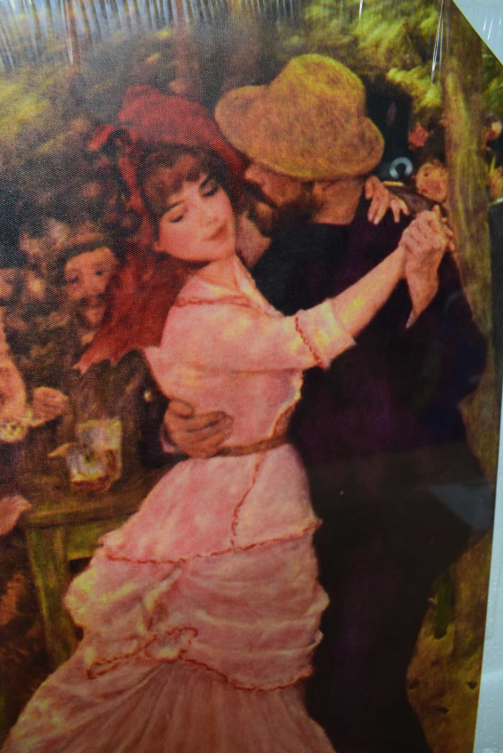 Pierre A. Renoir - Bal w Bougival , 1883 - reprodukcja .