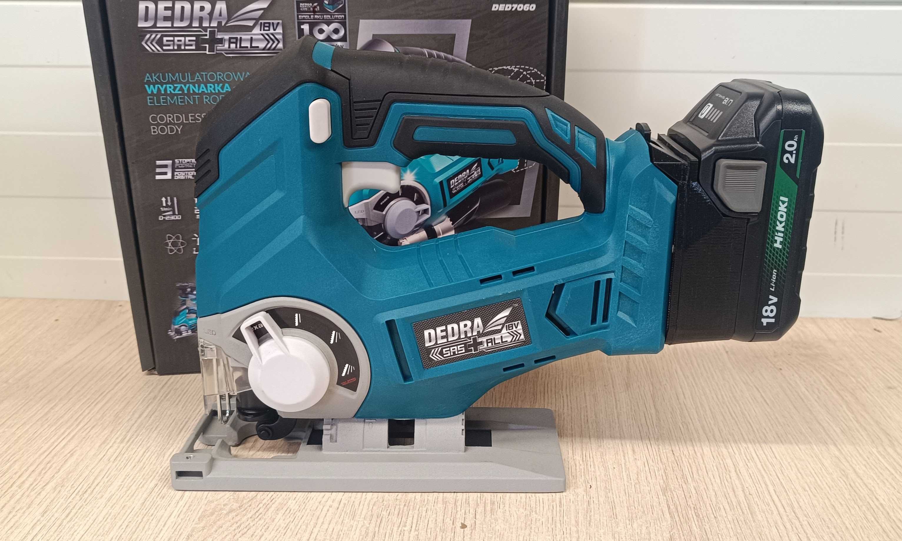 Wyrzynarka 18v Dedra 18v Adapter do Hikoki Bosch Professional Milwauke
