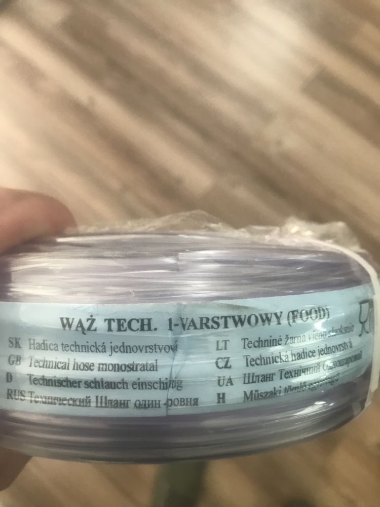 Wąż techniczny 1-no warstwowy