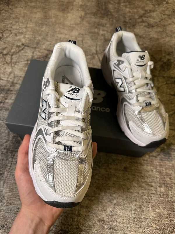 Biały^ufać^NewBalance530^UnisexTrampki Roz.38.5