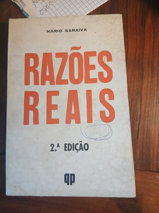 Mario Saraiva, Razões Reais (2ª Edição)