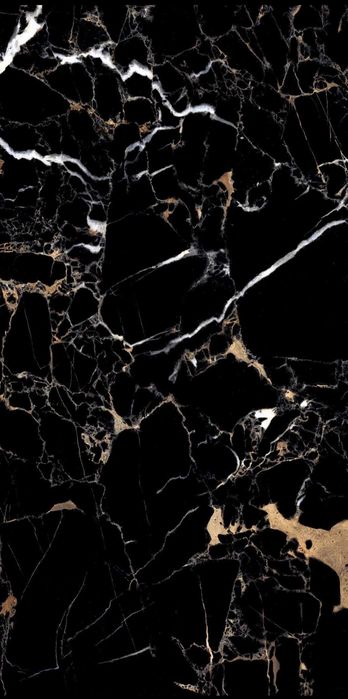 cerâmico imitação mármore 120x60  preto com dourados