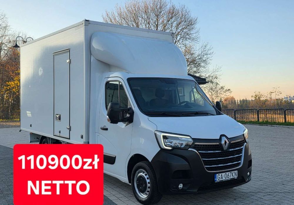 Renault Master  Kontener+drzwi/8 palet/Gwarancja/Salon PL/Serwisowany/Bezwypadkowy