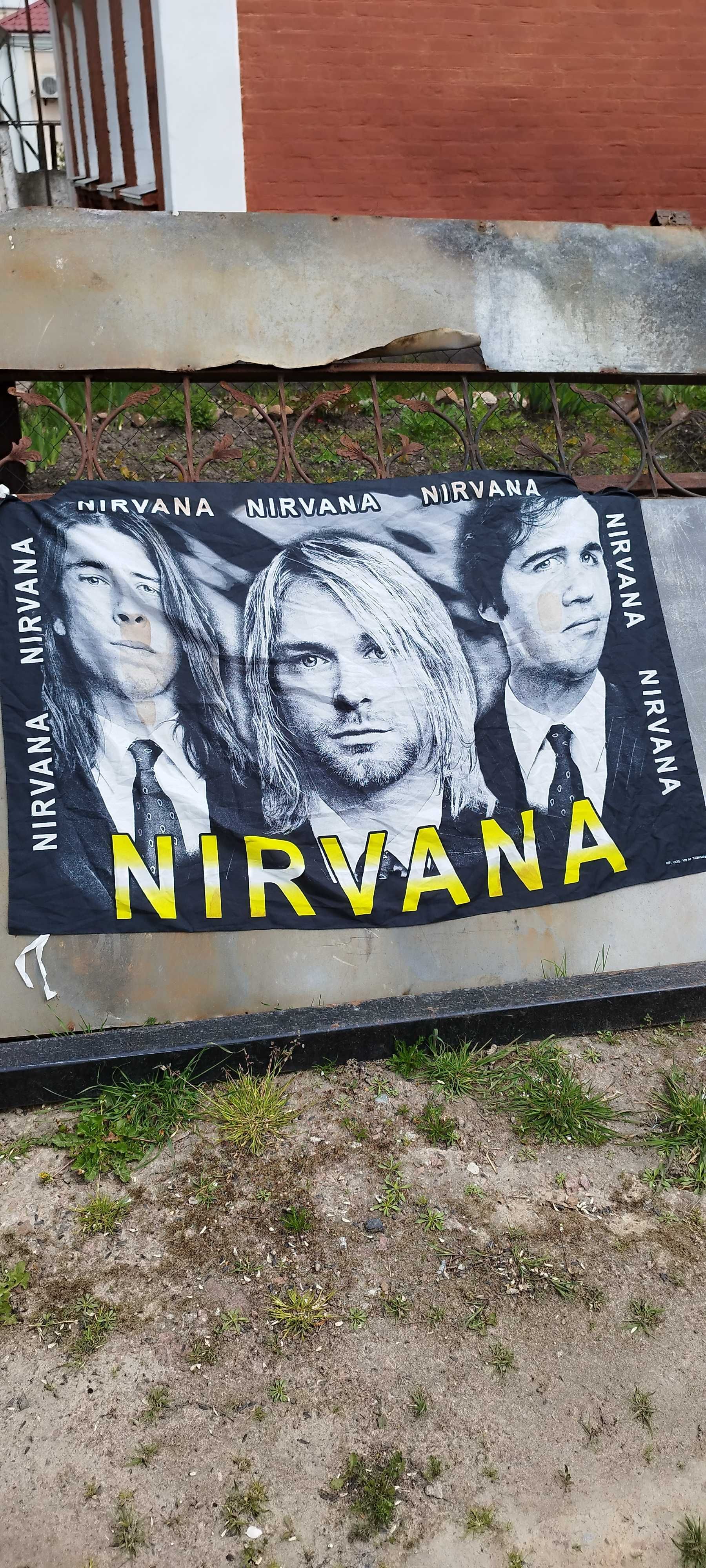 Nirvana флаг большой