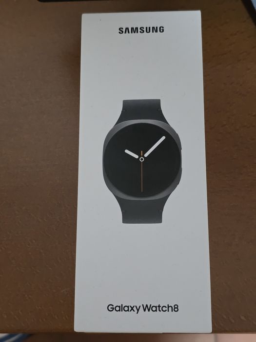 Samsung Watch 8, preto, selado, com fatura e garantia nacional.
