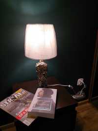 Lampa stojąca/nocna z łuskami po nabojach