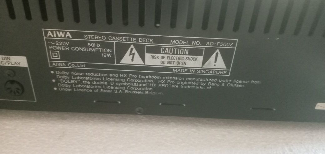 AIWA AD F500 касетна дека