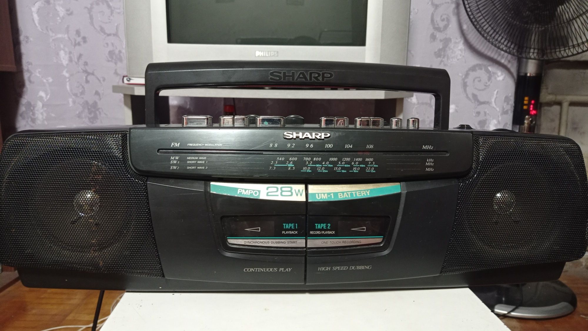 Продам двокасетні магнітоли Sharp,Casio,Electa