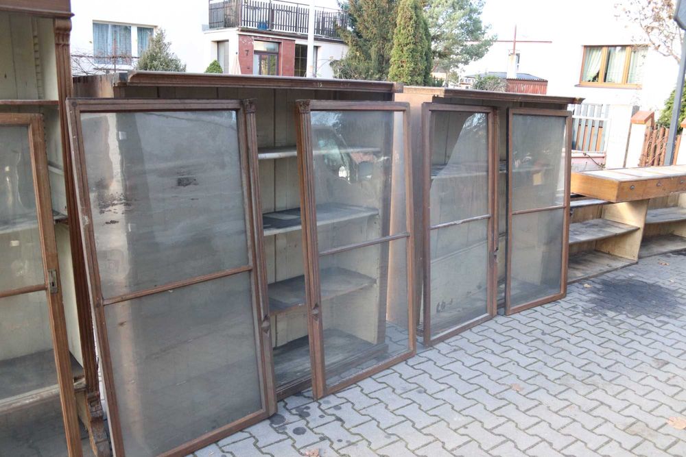 Meble sklepowe, lata 20-te, komplet, antyk, zabytek, apteka, secesja