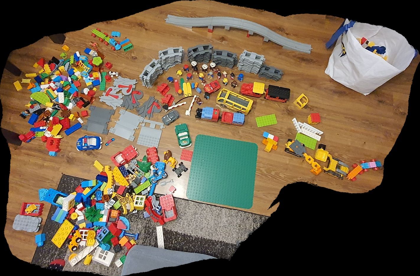 Lego Duplo 2 pociągi, dużo torów, i inne