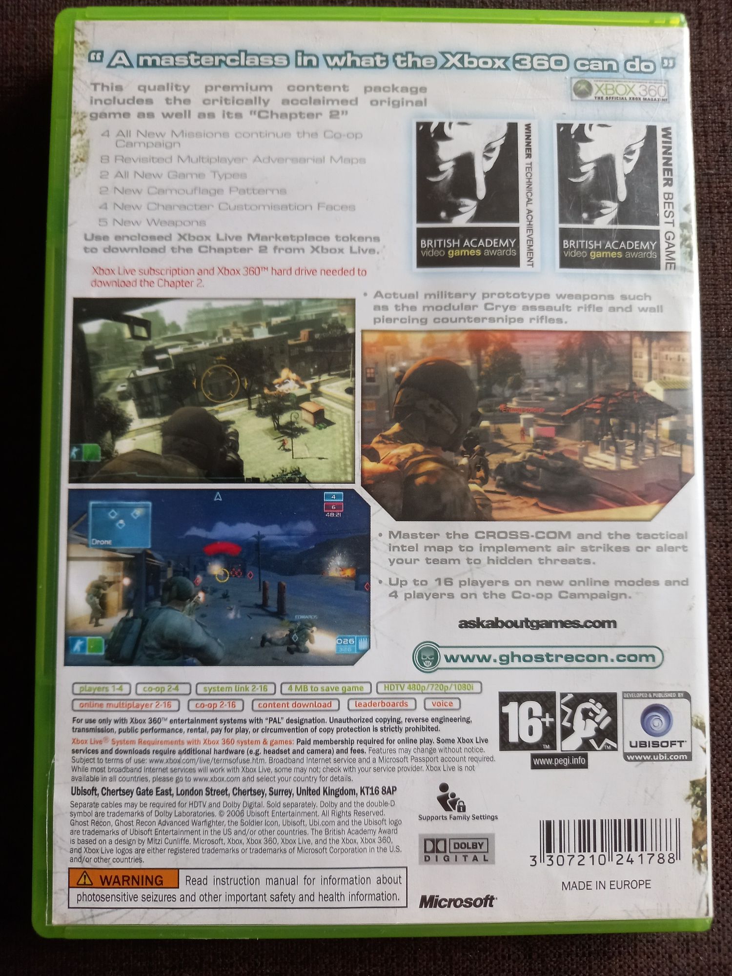 Gra Tom Clancy's Ghost Recon Advanced Warfighter na Xbox 360