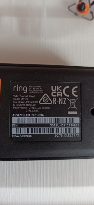 Ring Doorbell Wired видеозвонок