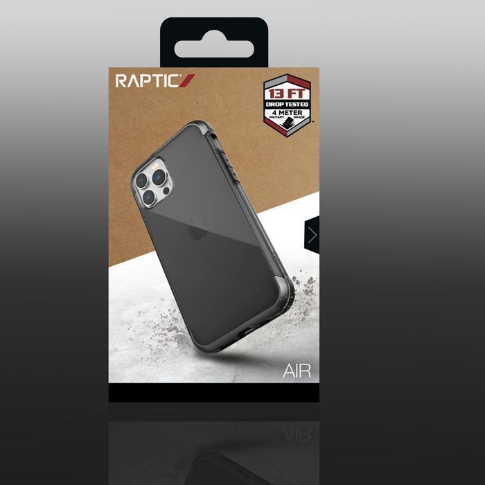 Etui iPhone 14 Pro Max Raptic X-Doria Air Case - Czarny, Pancerny