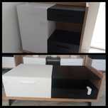 Ława Box 2D2S i Komoda BOX-01 na nóżkach styl skandynawski loft
