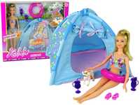 Zestaw Lalka Barbie Camping Namiot Akcesoria dla dzieci 3+