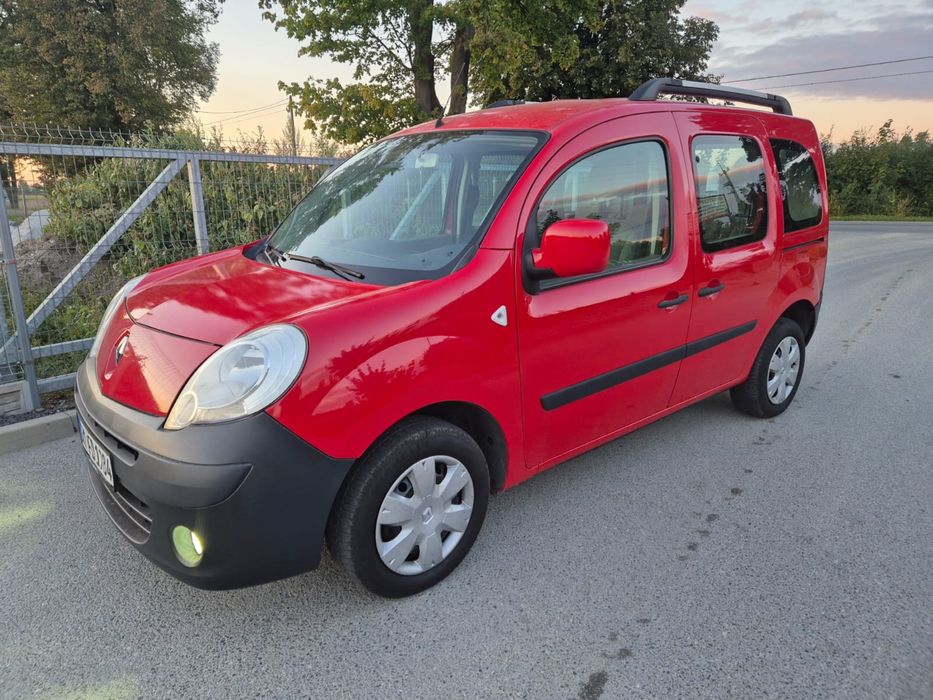 Renault Kangoo 1.6i opłacony, 89 tys km, klimatyzacja, hak