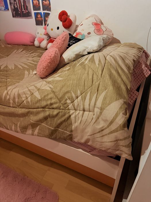 Cama e armário/roupeiro