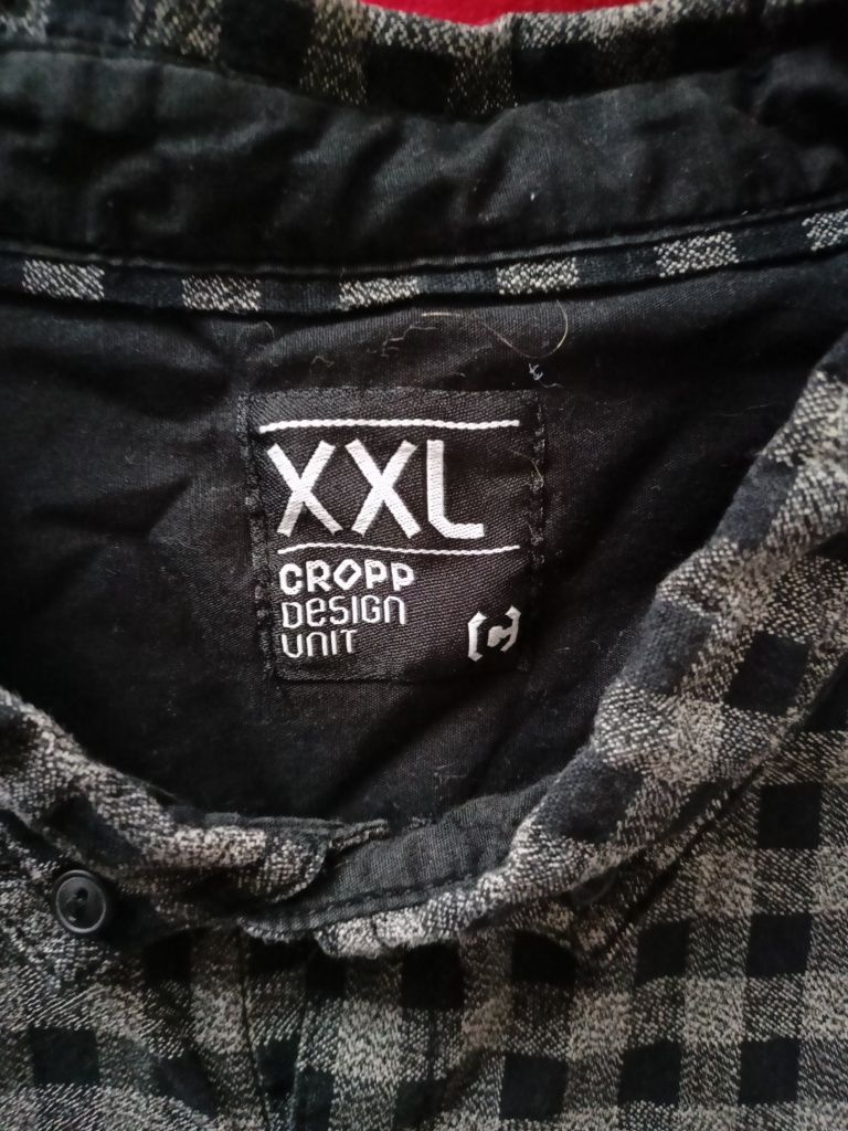 Koszula męska z długim rękawem w kratkę XXL Cropp