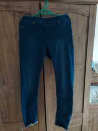 Spodnie jeansy tregginsy elastyczne 40 L H&M