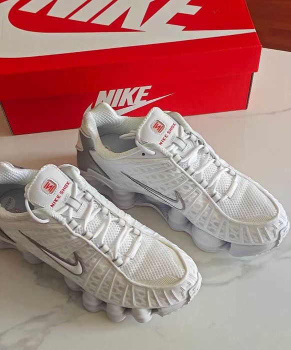 Buty meskie Mokasyny Nike_Shox_TL_White R.41