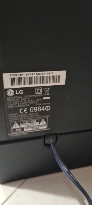 Coluna central LG SoundBar NB4530A 2.1