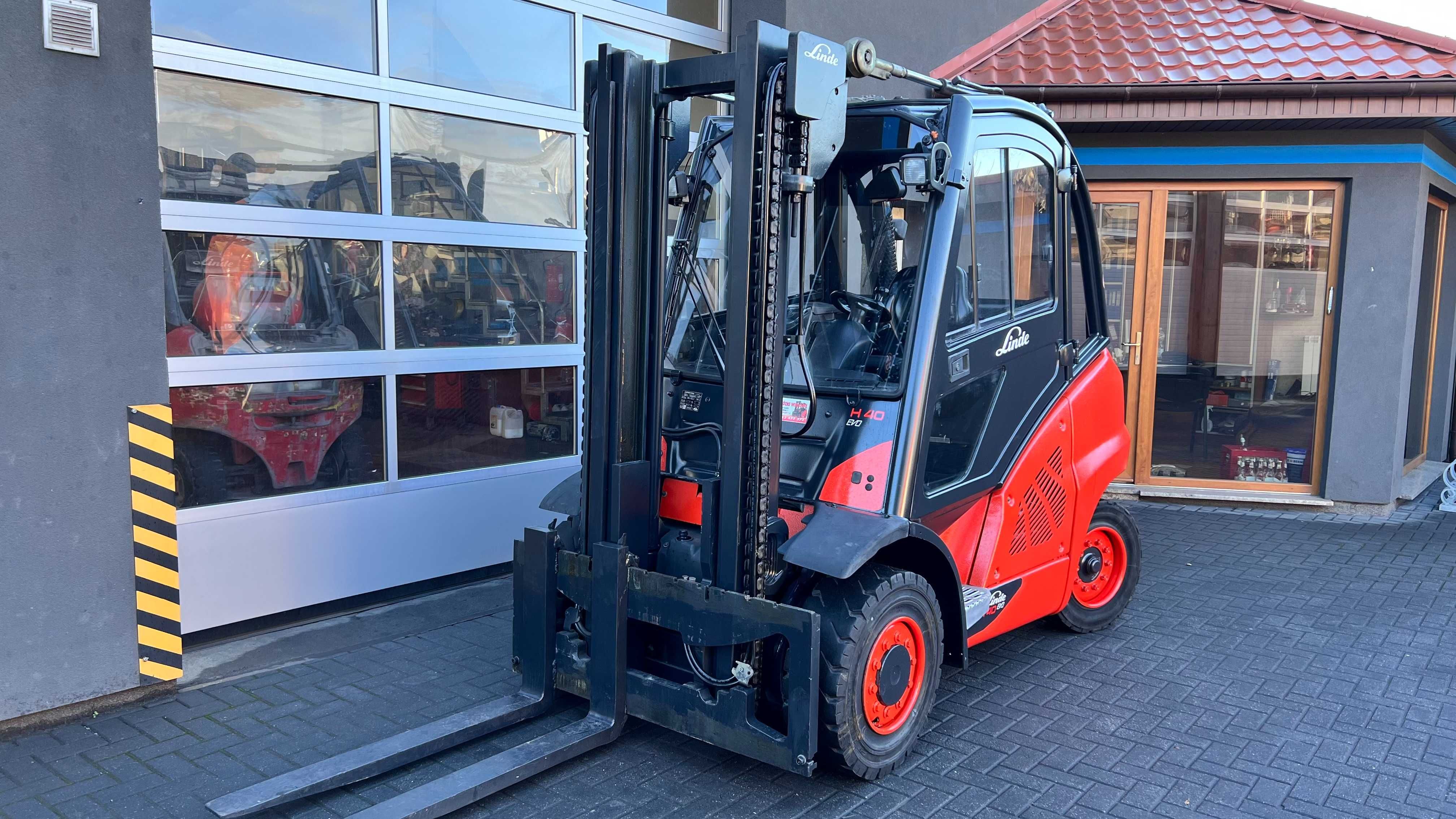 Wózek widłowy Linde H40D-02 2015 rok kabina 849