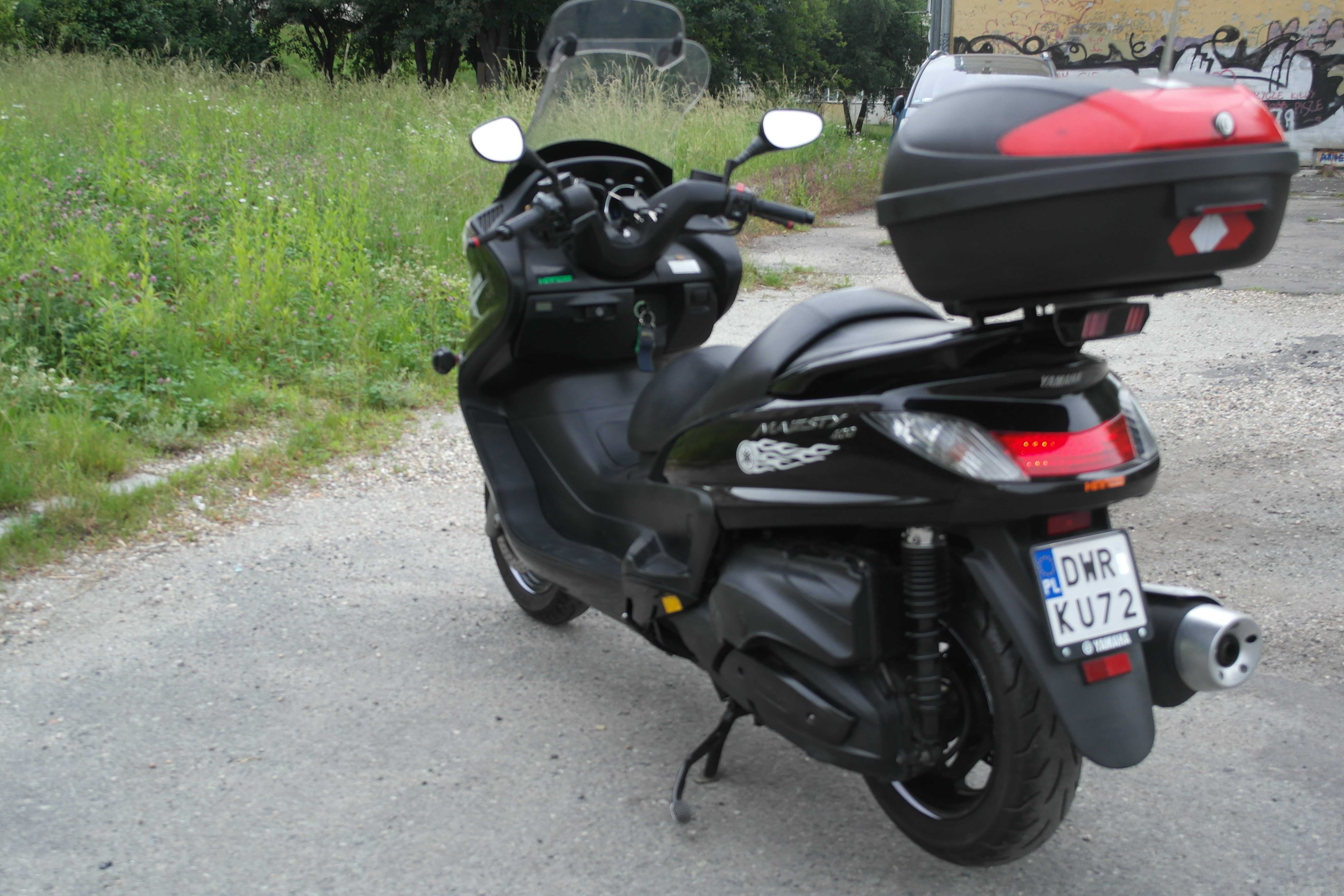 Yamaha Majesty 400 kufer,Ledy,Abs Fajny Stan-Gotowa do Sezonu-Zamiana