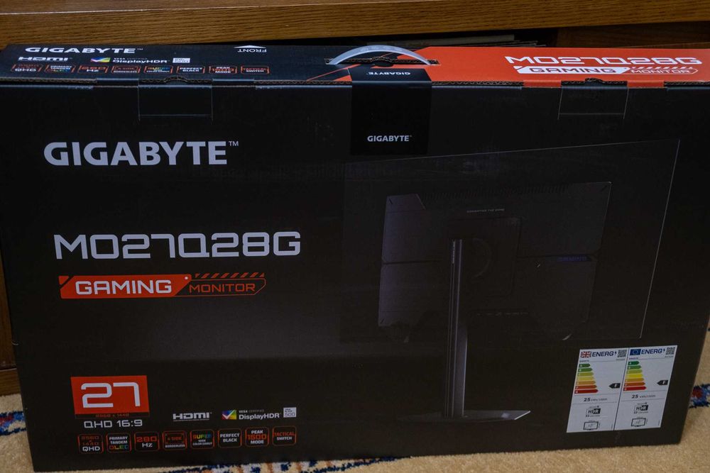 Monitor Gigabyte MO27Q28G WOLED 27" QHD 280Hz - NOVO / SELADO