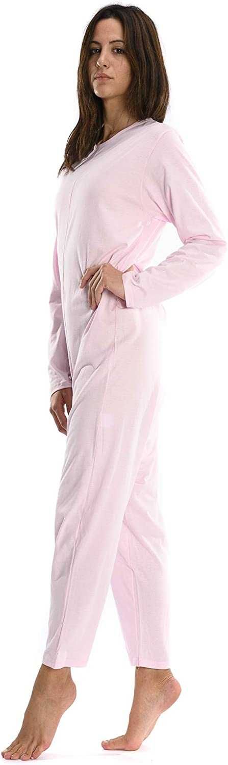 REKORDSAN bawełniana piżama damska dla chorych osób kombinezon rozm.L