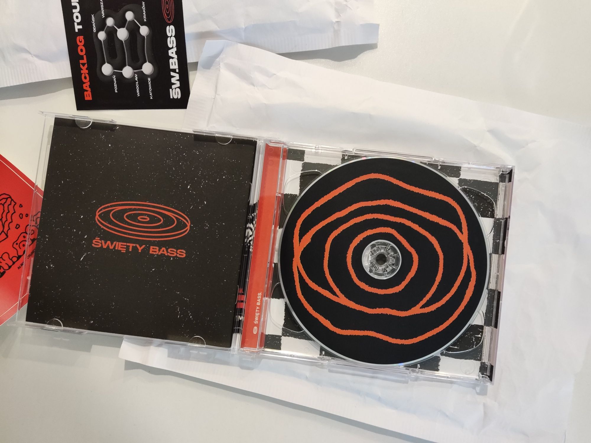 Święty Bass - Backlog EP i Mixtape Vol. 2 + wlepy (nieotwarte - opis)