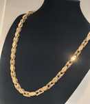 Złoty łańcuszek 585 splot  CARTIER Nowy 60 cm