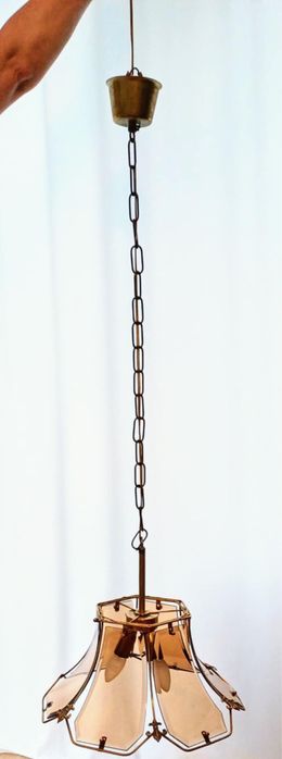 Lampa sufitowa miodowa