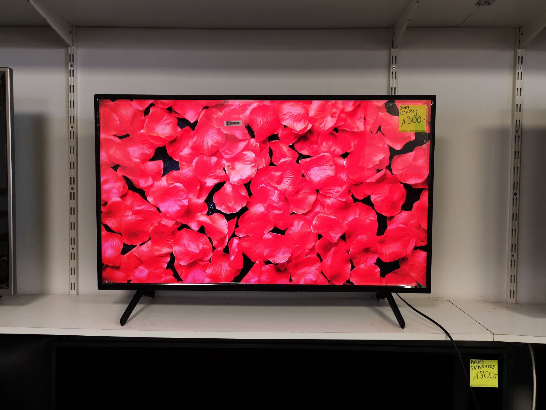 Nowy Sony 43 cale 4K UHD hdr Smart WiFi DVB-T2 43X81J gw12m