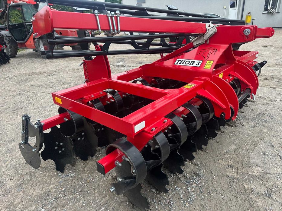 Brona talerzowa Agro Factory THOR BT 3M Ciężka Talerzówka Resor Fi 560