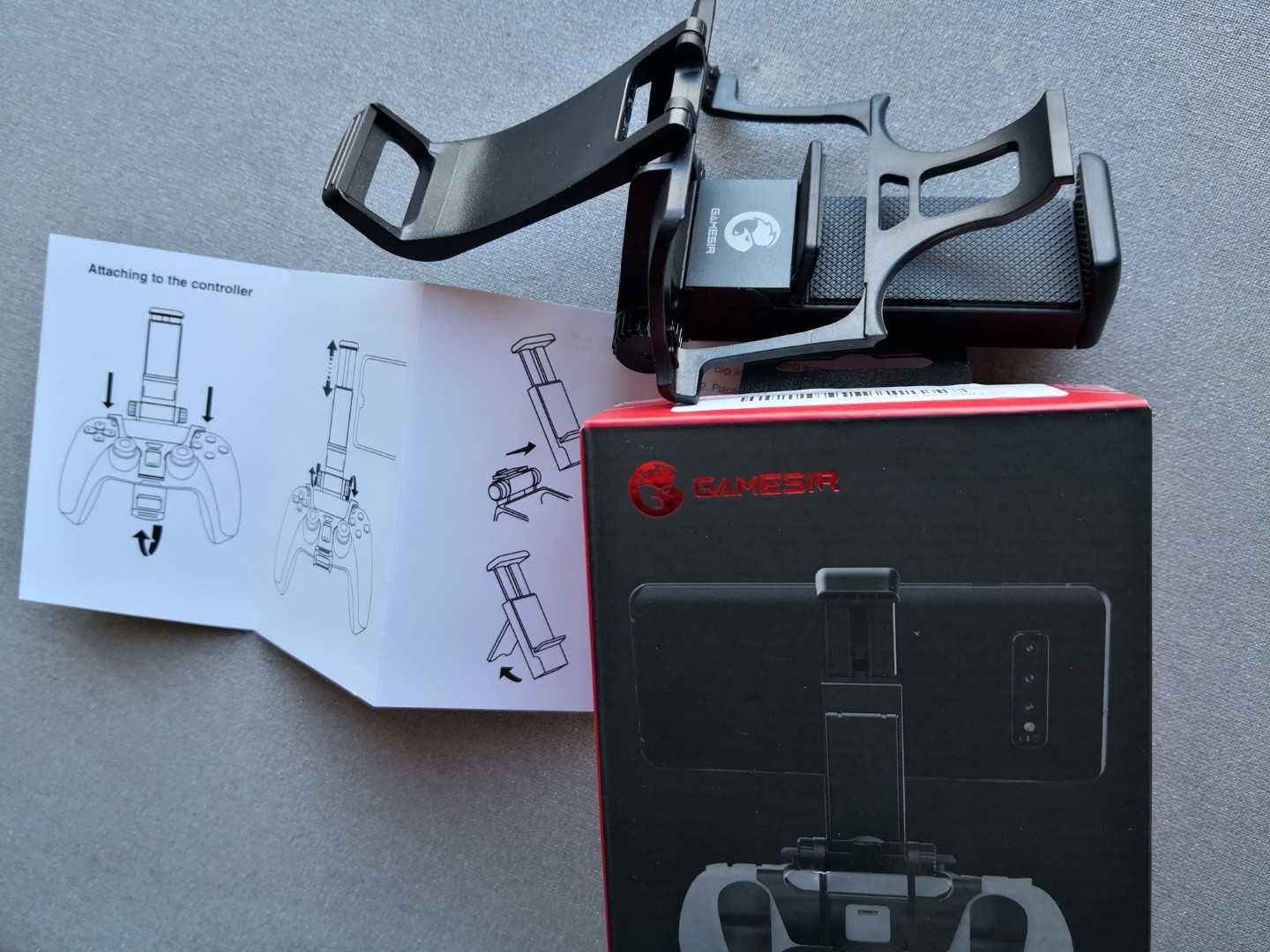 Gamesir game controller phone clip, novo;Play Station 5. Ler anuncio