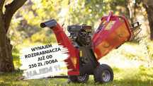 WYNAJEM-Rozdrabniacz spalinowy rębak do gałezi