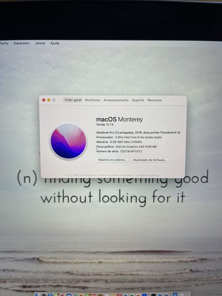 Computador Apple MacBook Pro