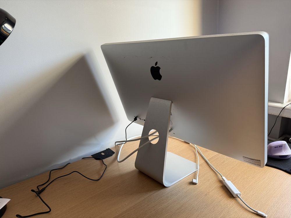 Monitor Apple Thunderbolt 27 cali + przejściówka