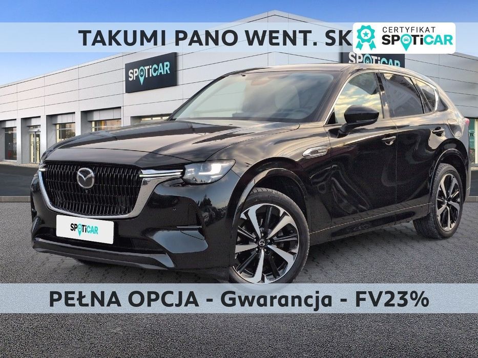 Mazda CX-60 3.3 D Full Takumi+ Wzorowy Pano went. Skóry Hak ASO GWARANCJA FV23%