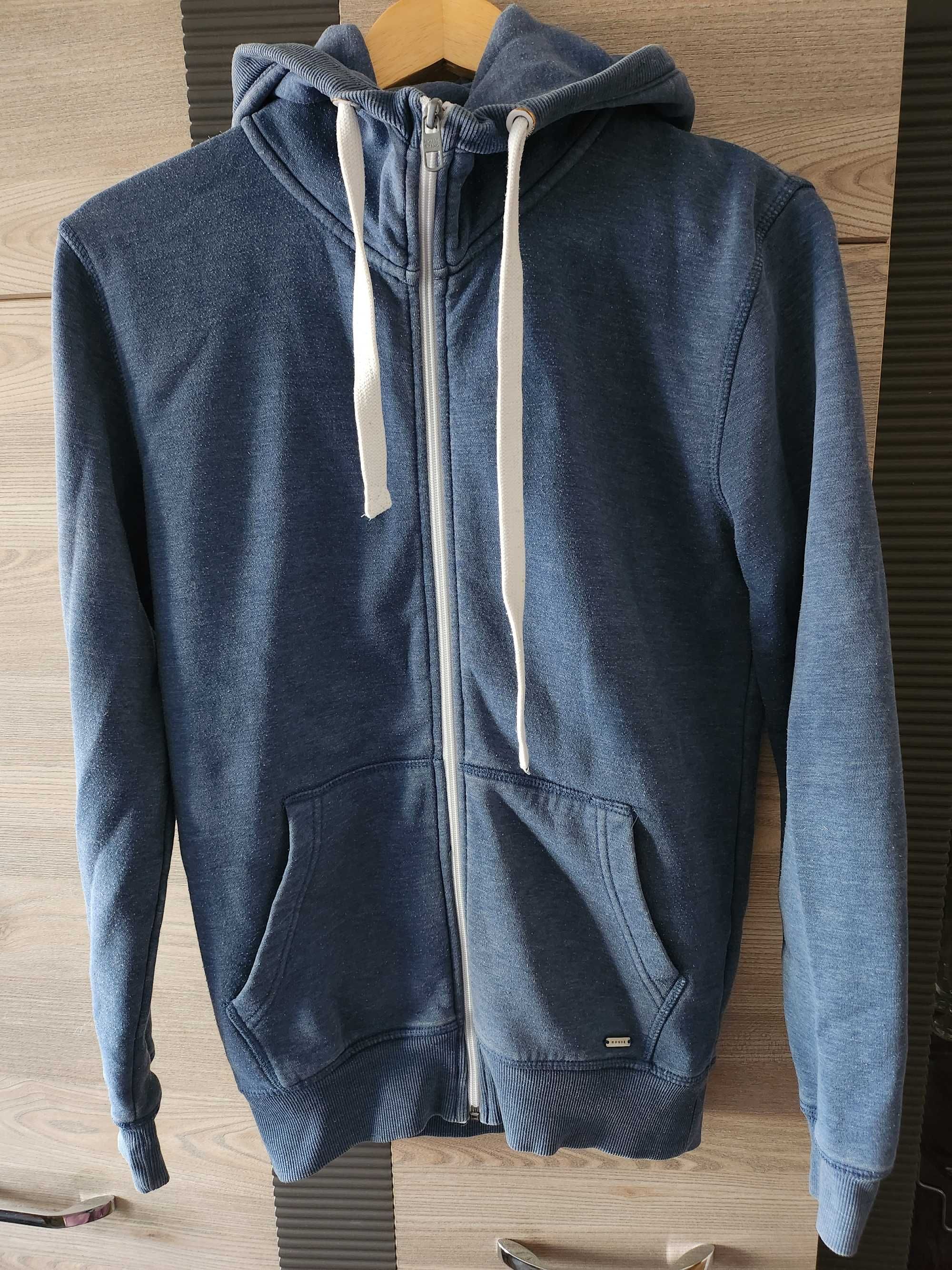 Bluza z kapturem HAUSE BASIC, ciemnoniebieska, rozmiar S