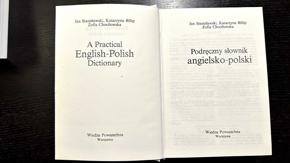 Słowniki polsko-angielski i angielsko-polski