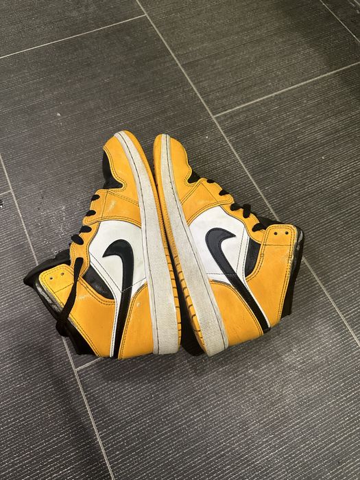 Nike air jordan 1 mid taxi кросівки, хайтопи
